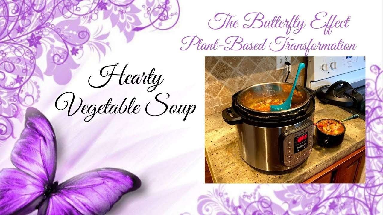Hearty Vegetable Bean Soup Vegan Recipe