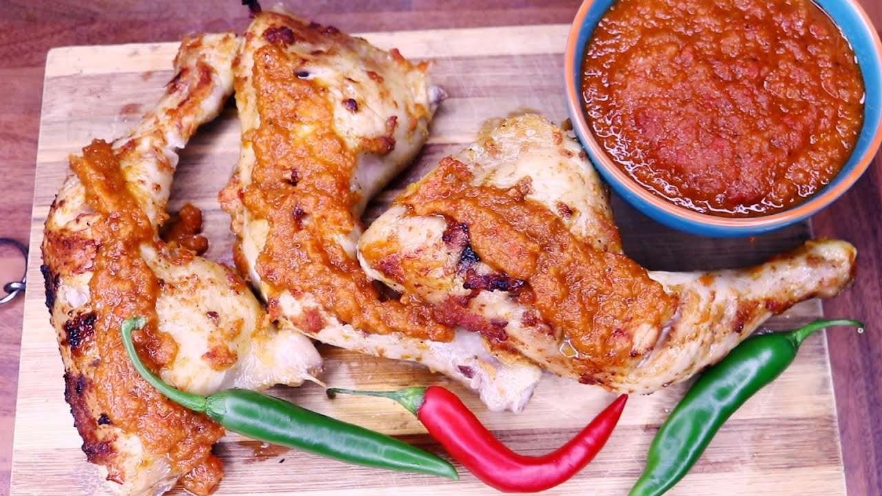 Peri Peri Chicken Recipe | How To Make Peri Peri Chicken & Sauce | Peri Peri Chicken
