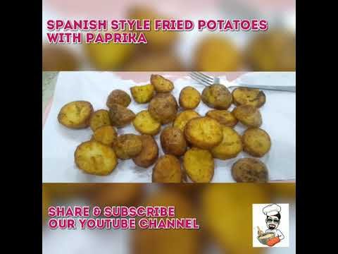 Spanish style Roasted Fried Potatoes with Paprika – Easy & Quick Recipe