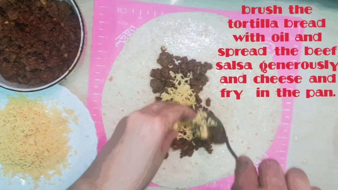 beef quesadillas with guacamole|quick and easy| step by step|