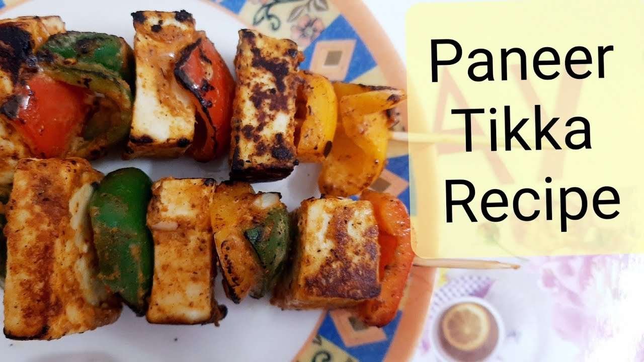 #Paneer Tikka Recipe#Easy With minimal ingredients#घर में तंदूरी पनीर टिक्का गैस तवा पर कैसे बनाए#