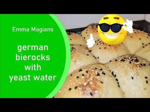 how to make german bierocks from scratch – easy recipe with the homemade natural yeast water