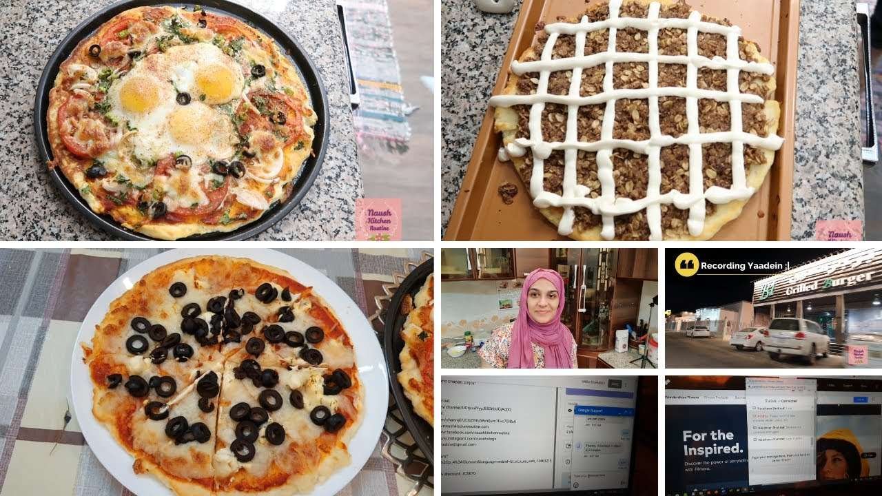 Travelog 3 – Time for Income Transfer-Yummy Brunch -Egg Pizza-Cinnamon Oats pizza-cream cheese pizza