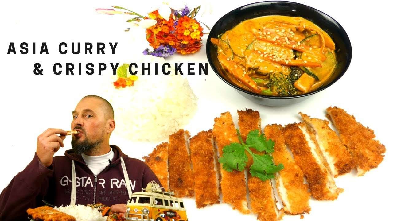 crunchy fried chicken and asian curry, Best Crispy Chicken Fingers