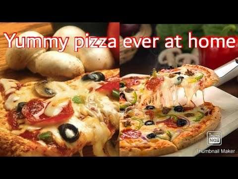 Pizza without oven-thick crust pizza- easy and yummy