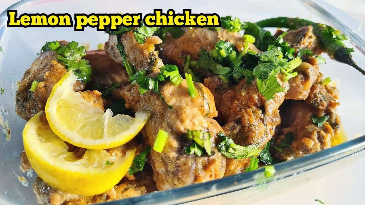 TASTY Lemon Pepper CHICKEN Recipe | Very Easy Recipe At Home