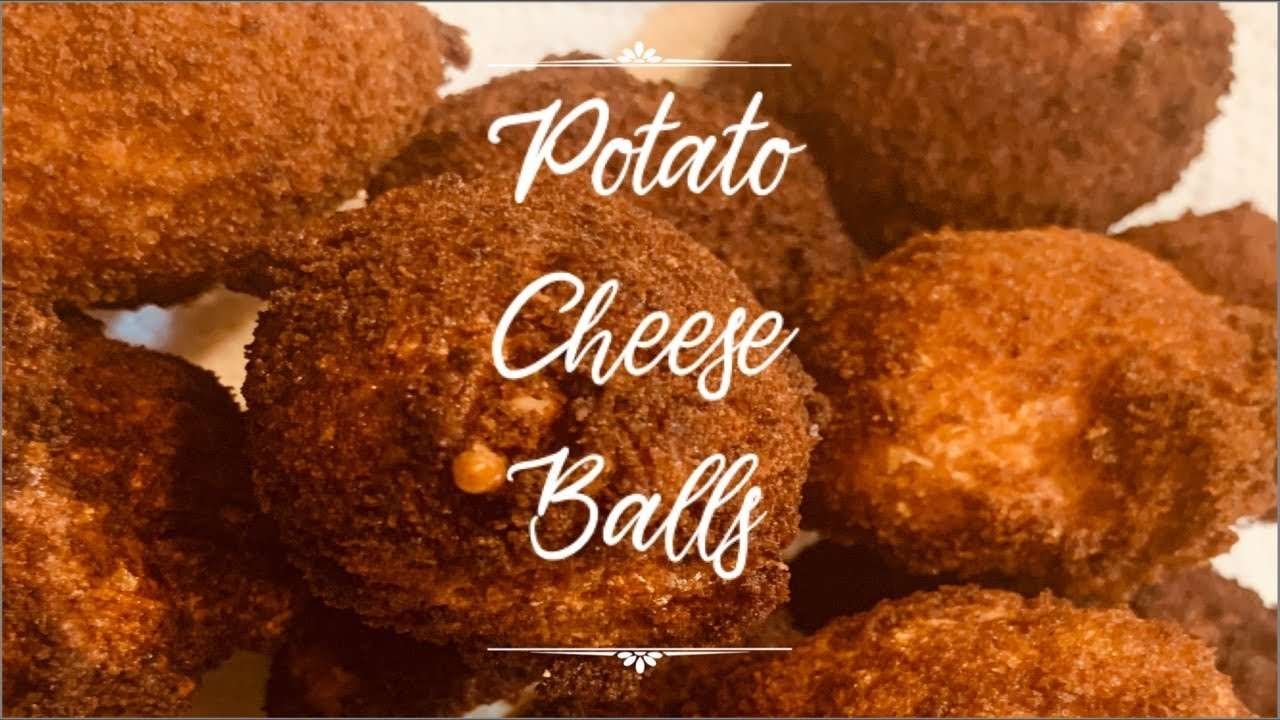 Potato Cheese Balls. Easy Recipe Cheesy Potatoes