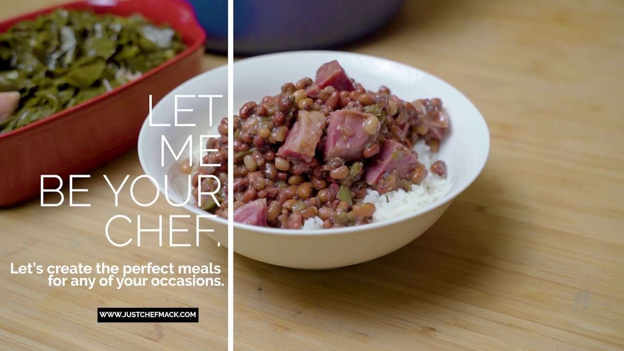 Cooking Sea Island Field Peas and Collards