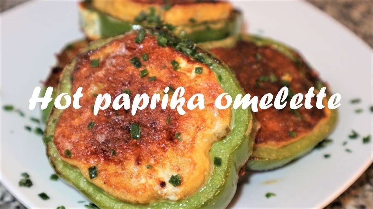 Hot paprika omelette recipe