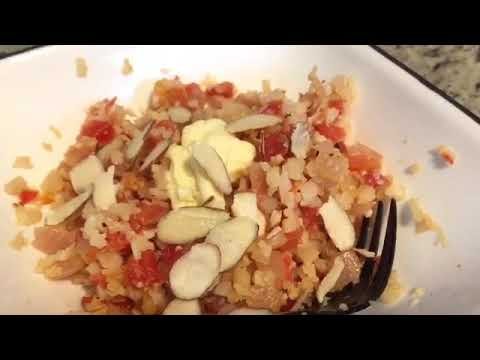 Fluffy Vegan Keto Friendly Cauliflower Rice Recipe