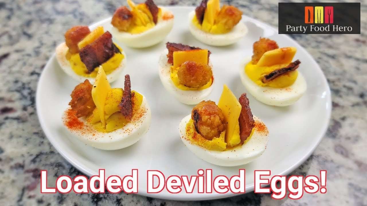 Loaded Deviled Eggs! The BEST Deviled Eggs! Recteq recipes