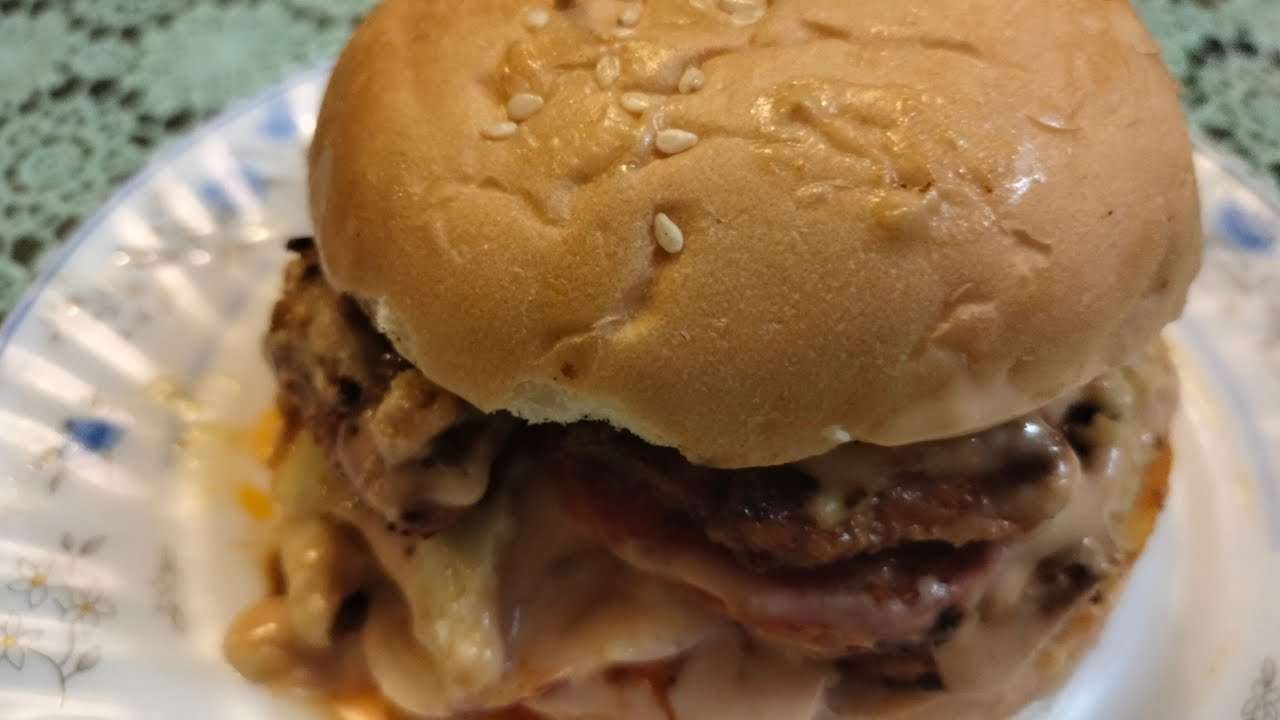 chickenBBQ burger & chicken kima burger recipe /