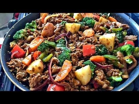 How To Make The Tastiest Steak & veggie Stir Fry || Beef Recipe