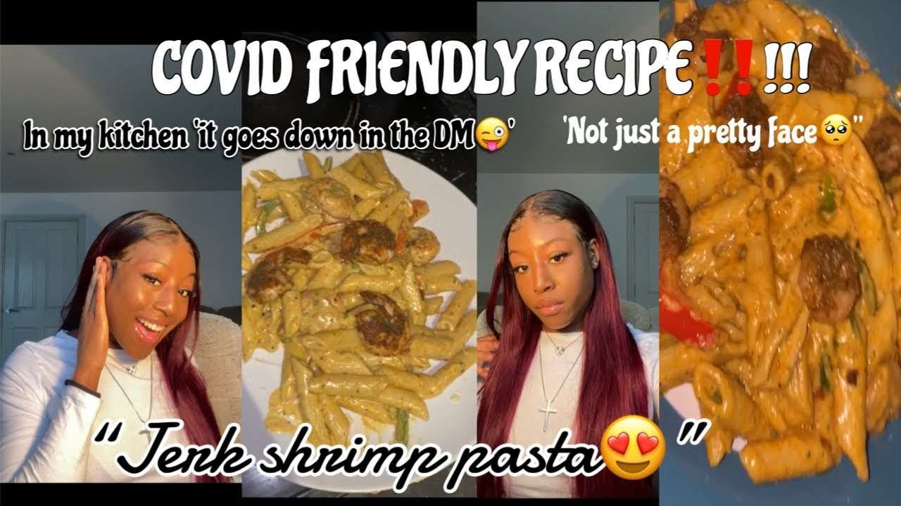 Welcome to my Channel Episode 1- COVID FRIENDLY RECIPE 😜!  JERK SHRIMP PASTA HIGHLY REQUESTED‼️🔥