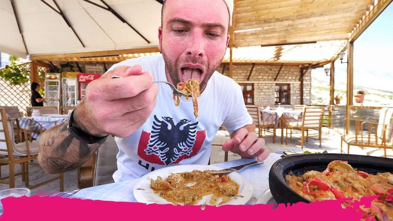 ALBANIAN FOOD in the CITY OF STONE!! Gjirokastër Tava + UNESCO Attractions | Gjirokastër, Albania