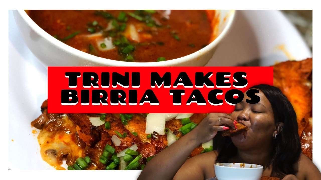 This Trini Tries…. Making Birria Tacos 🌮🌮🌮🌮🌮 (Cook with Me)