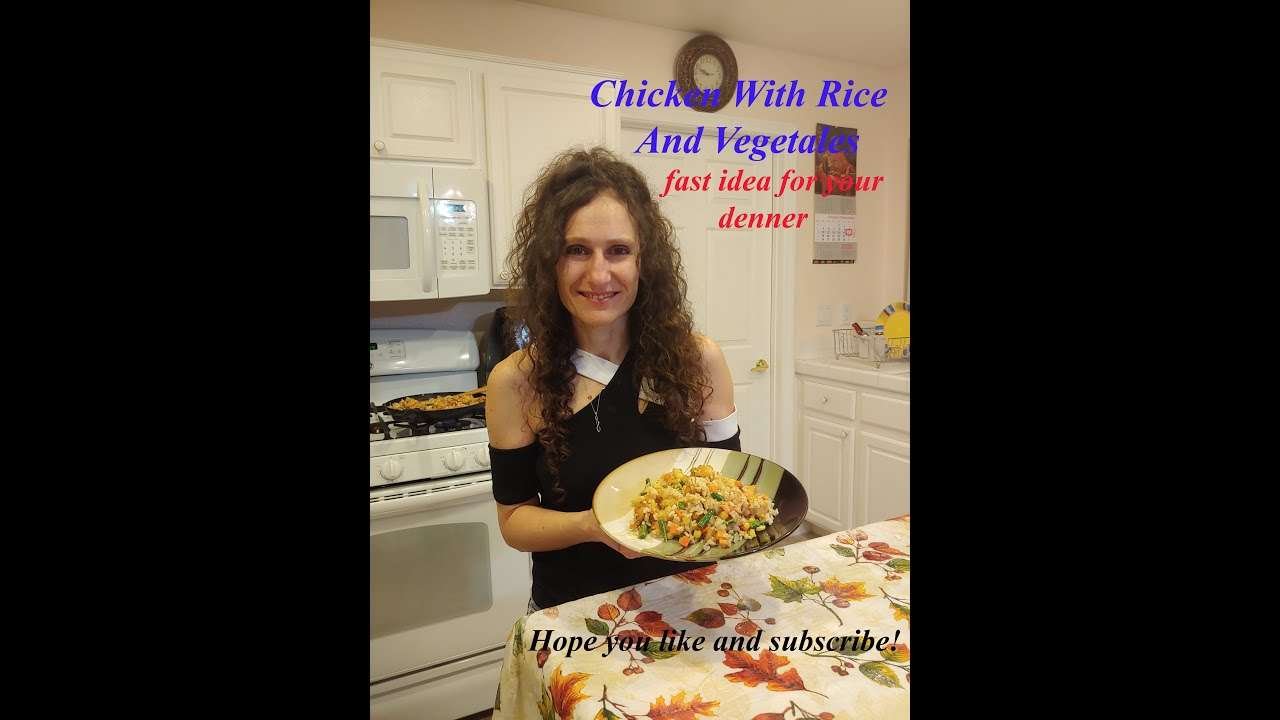 Chicken With Rice And Vegetables – Fast Idea For Your Dinner
