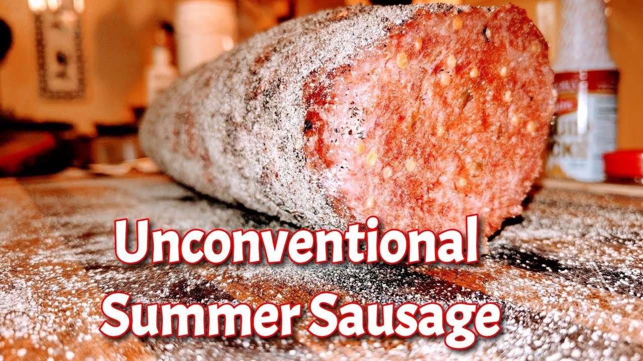 OMG! Best Unconventional Summer Sausage Ever!!! SAPO BBQ STYLE