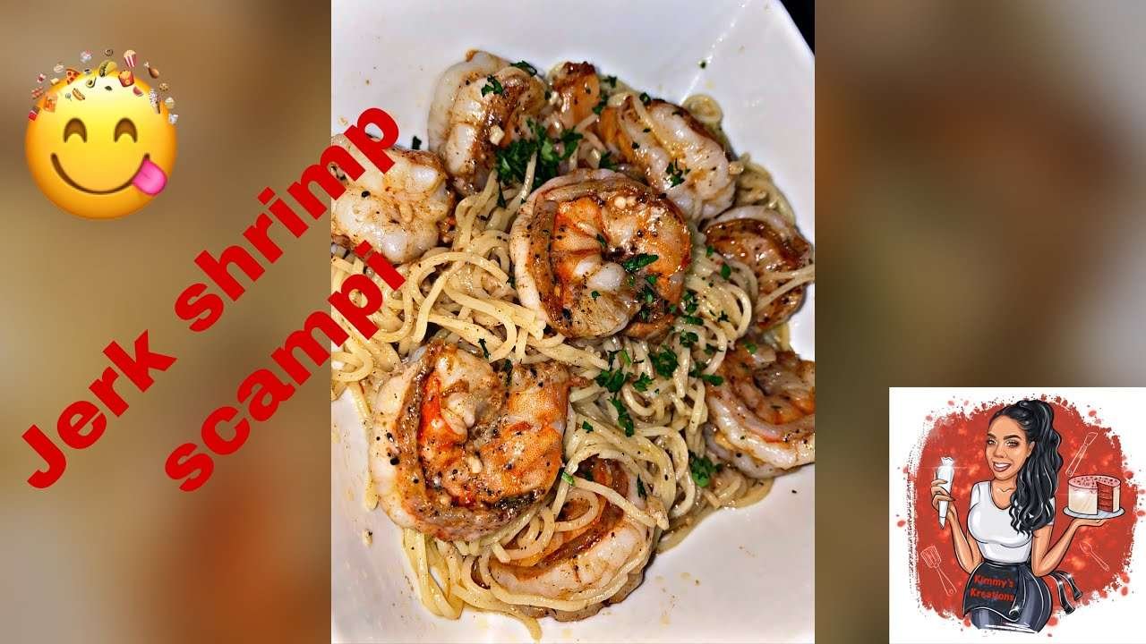 Jerk Shrimp Scampi