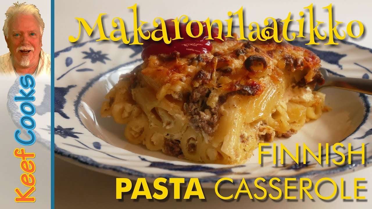 Finnish Pasta Casserole | Makaronilaatikko