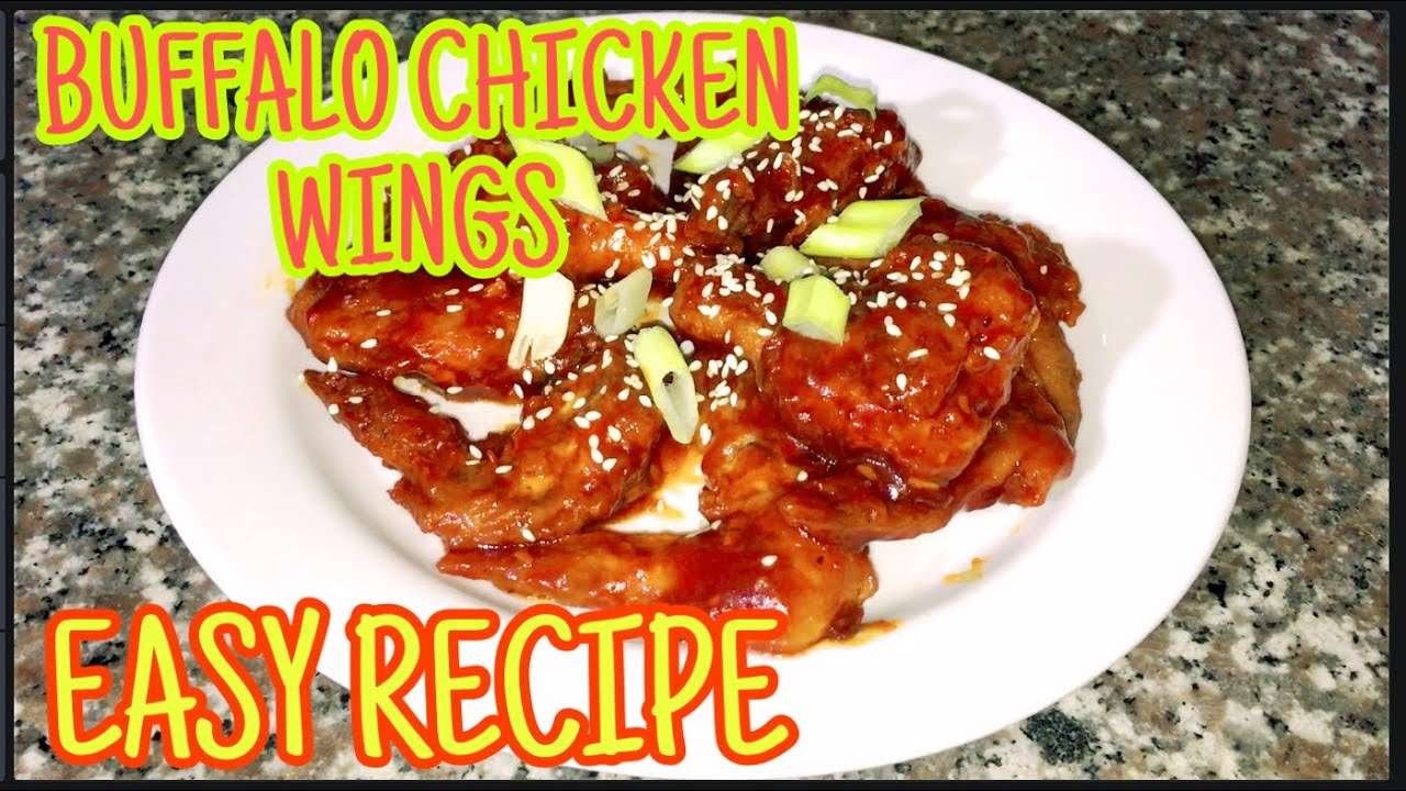 BUFFALO CHICKEN WINGS EASY RECIPE