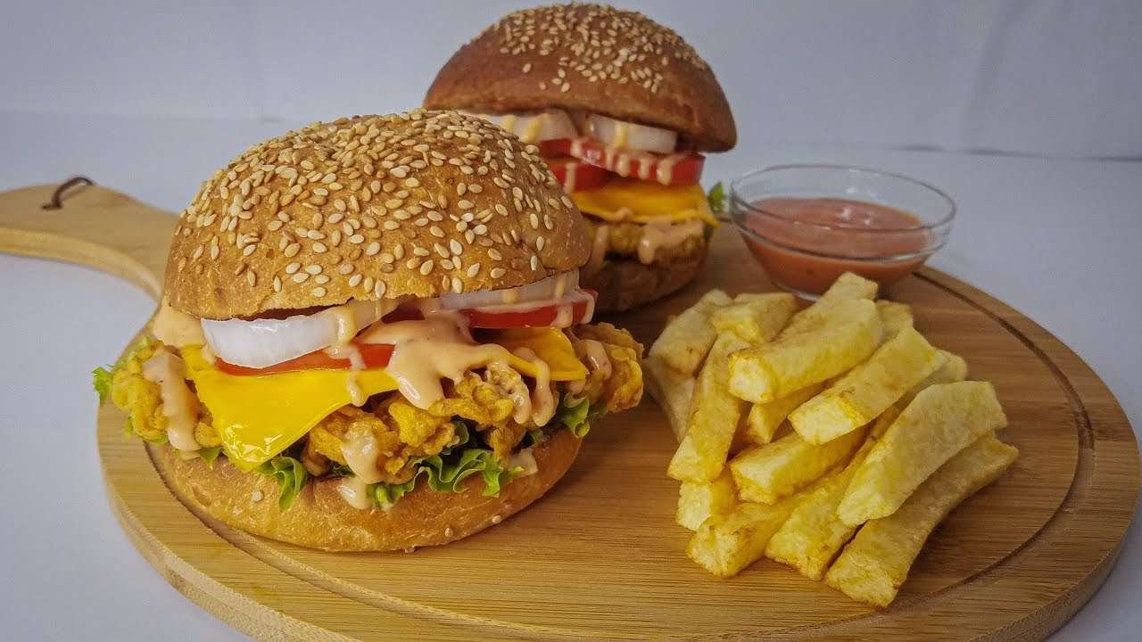 TheBest Crispy Chicken Burger You'll Ever Make | Original Zinger Burger Recipe