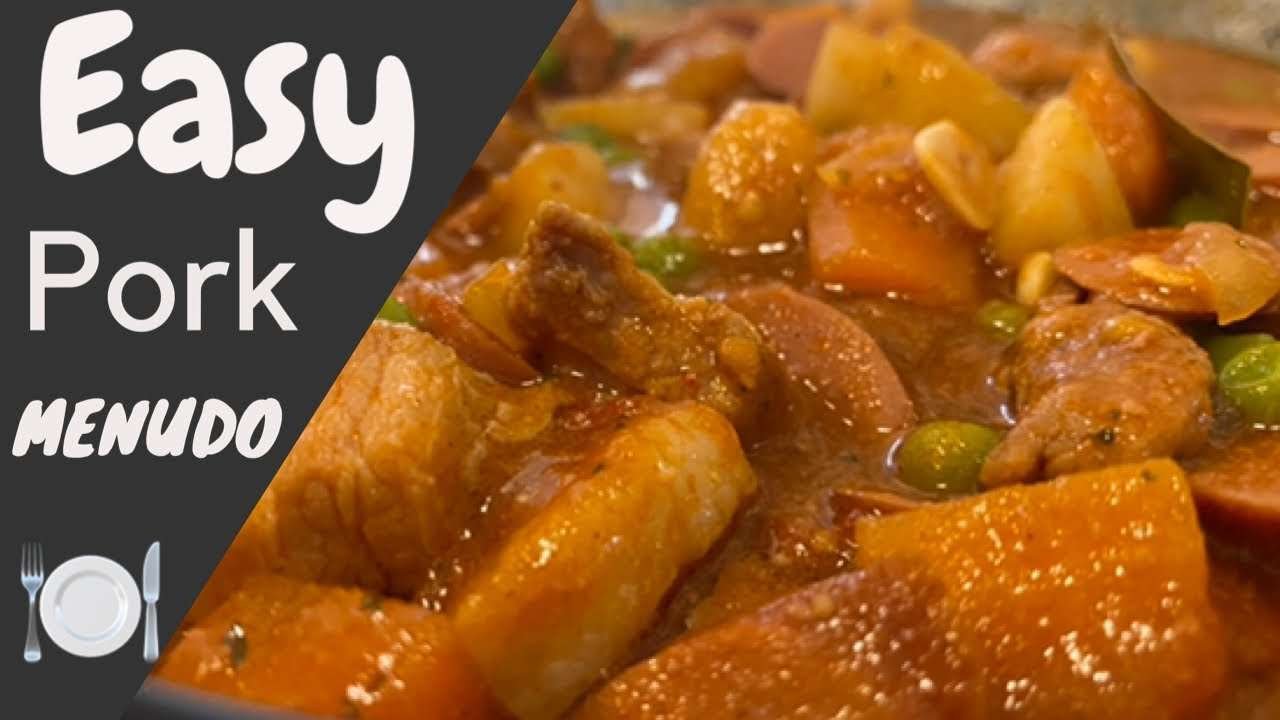 EASY PORK MENUDO | DINNER RECIPE IDEA | FILIPINA LIFE IN THE UK