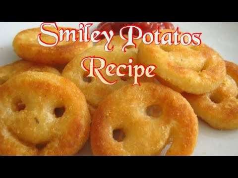 Homemade Potato Smiley | Emoji Fries Recipe | Easy Evening Snacks Idea For Kids | Recipes By CKSF