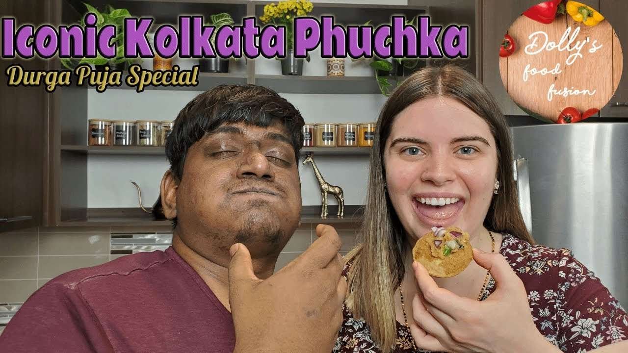 Phuchka Recipe | How to Make Calcutta Style Pani Puri | Durga Puja Special | Kolkata Street Food