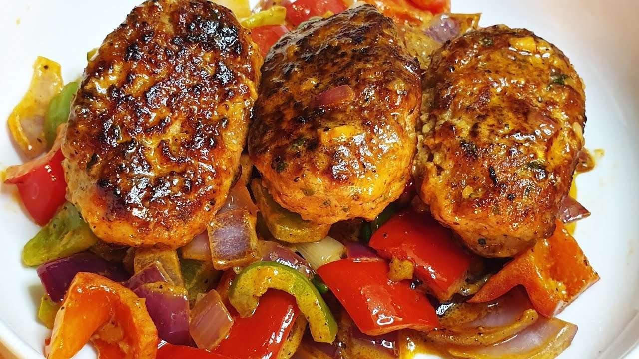 Chicken Kabab In Creamy Sauce | Chicken Malai Kabab With Creamy Vegetables | The Best Kabab Ever!!