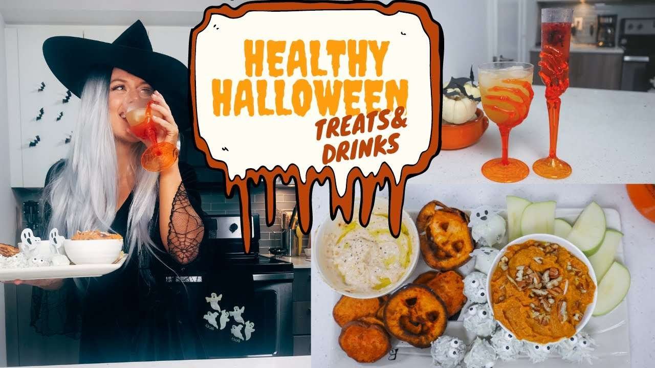 Healthy Halloween Snacks & Cocktails ( Quick and Easy Recipes)