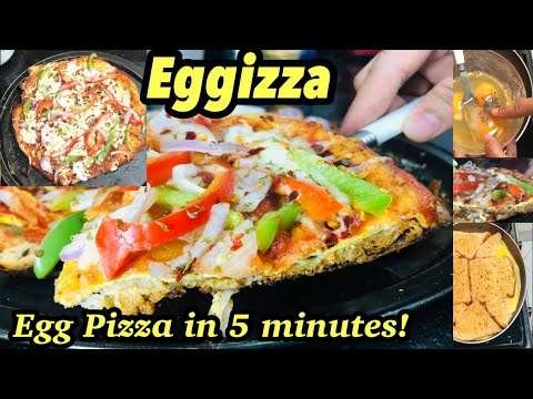 5 minute mein banaiye Ande aur Bread se Pizza bilkul nayi recipe||Pizza Without Flour,Oven and Yeast