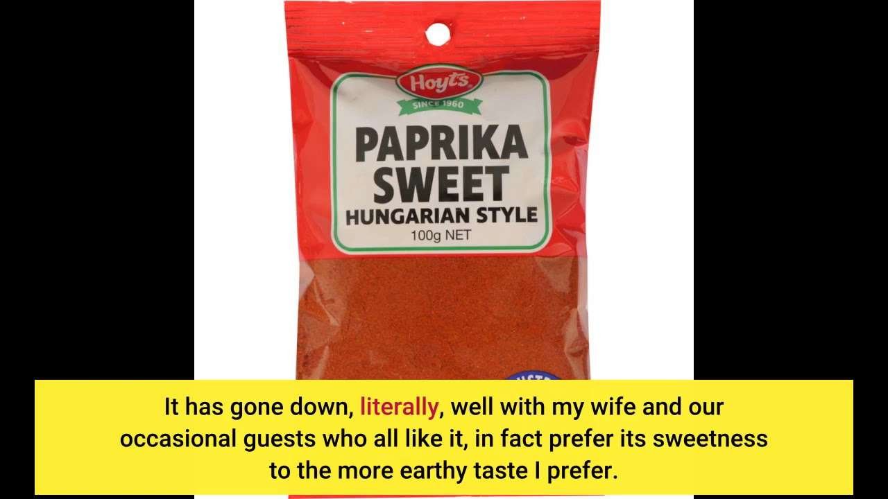 User Review: Hungarian Paprika Sweet 100g