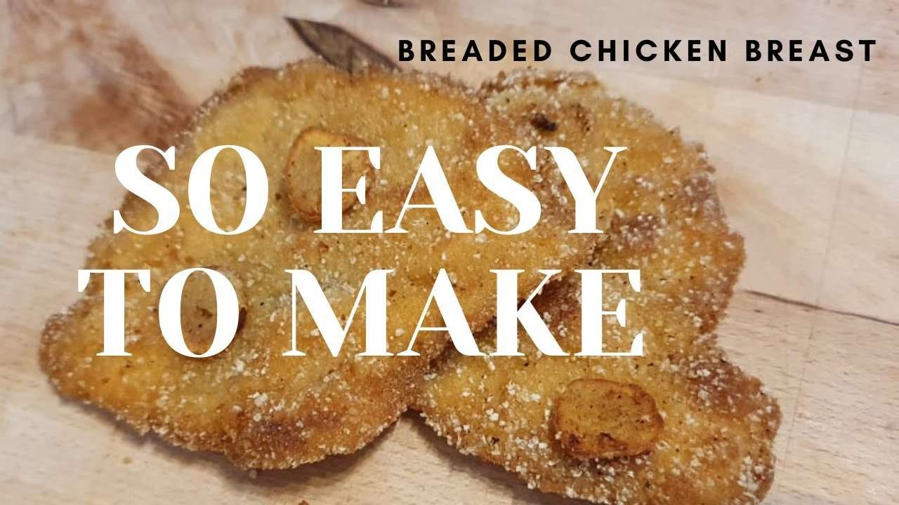 How to Cook Breaded Chicken Breast I Fast Easy Tasty Cooking Recipe Anyone Can Make #1 #cooking