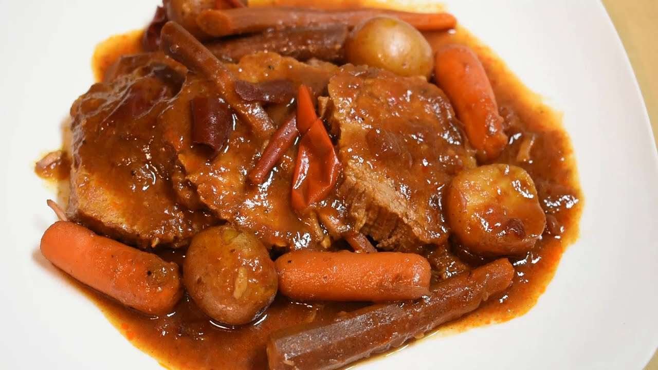 My version of Hungrian Beef Pot Roast