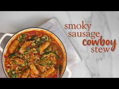 Slimming World Syn free smoky sausage cowboy stew recipe – FREE