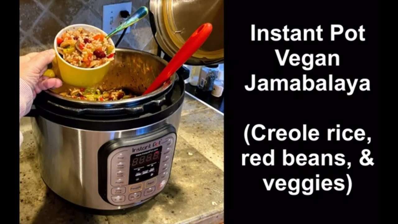 Vegan Instant Pot Jambalaya (SOS free!)
