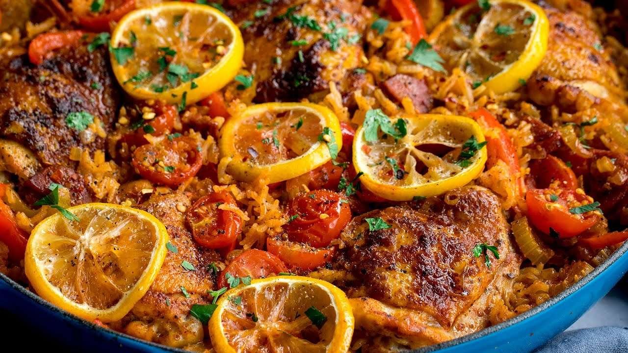 Spanish Chicken & Dirty Rice | Easy One Pot Cooking Perfection!
