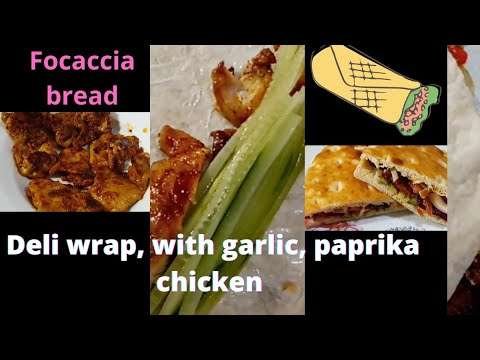 Easy deli wrap, chicken paprika flavour