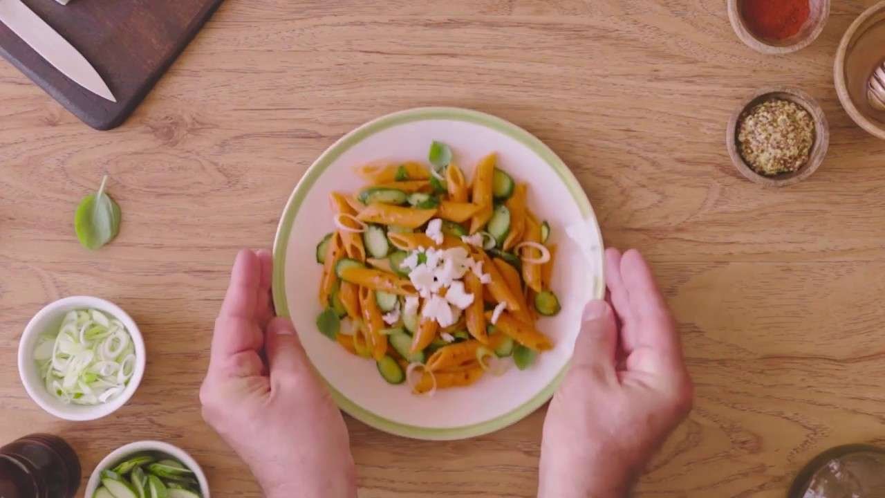 Barilla | Red Lentil Penne with Zucchini, Leek and Feta