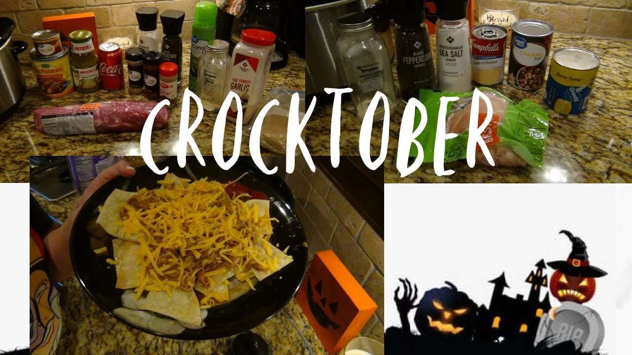 CROCKTOBER 2020  EASY CROCKPOT RECIPES #crocktober2020 #slowcookerrecipes #slowcookermeals