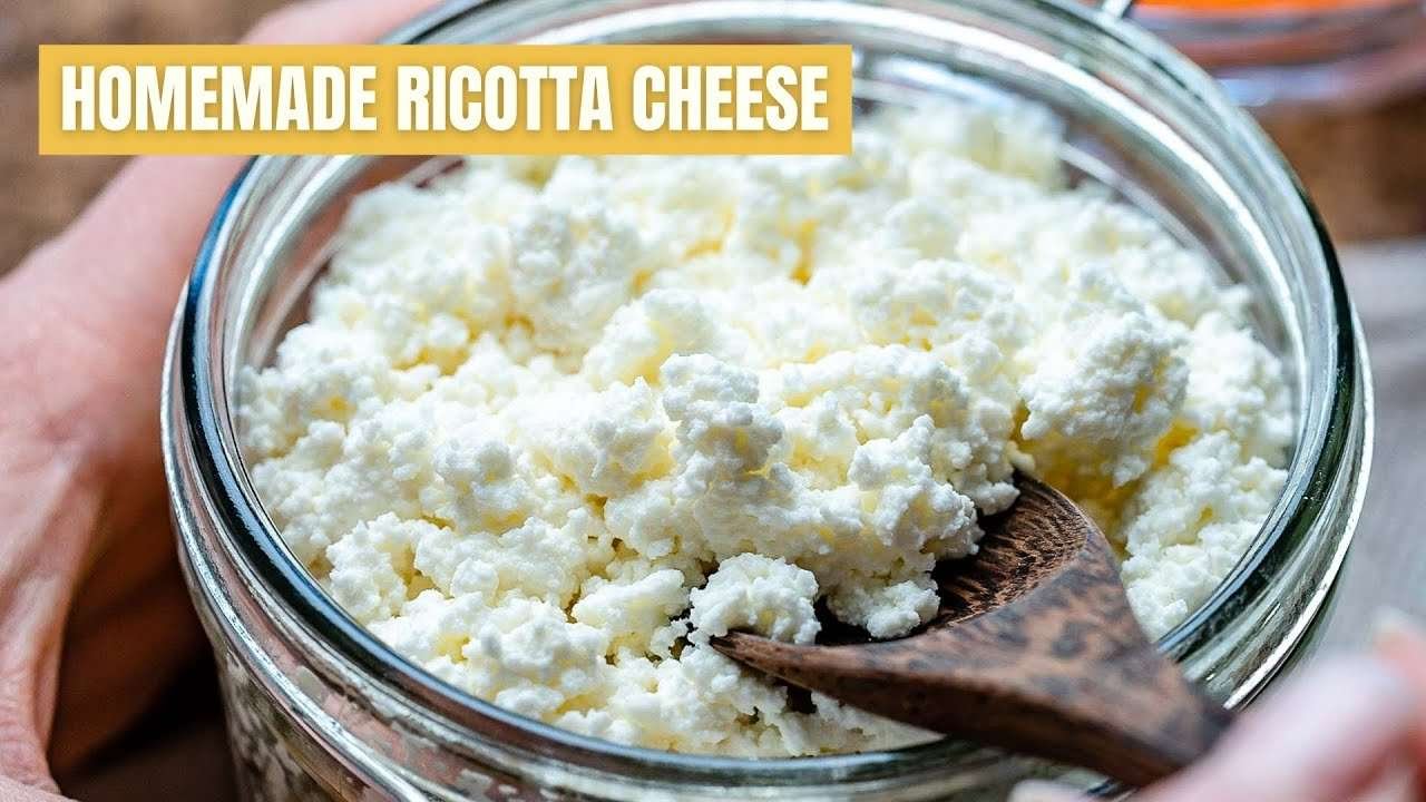 How To Make Cheese At Home – Homemade Ricotta Cheese Recipe | Blondelish