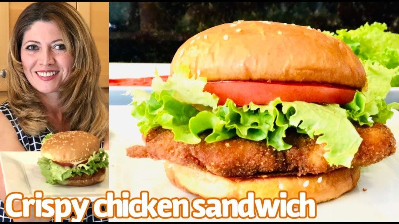 Crispy Chicken Sandwich/Best Home Made Chicken Sandwich