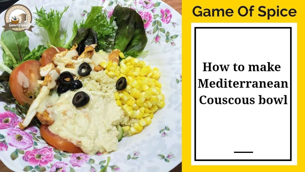 மெடிடெர்ரேனியன் கஸ்கஸ்| Mediterranean couscous bowl