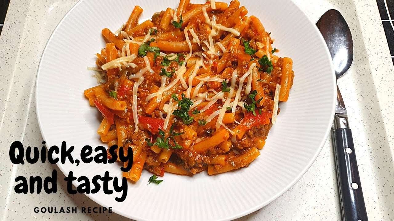 Goulash | How to make the best goulash in one-pot tiktok recipes | How to make pasta tasty easy