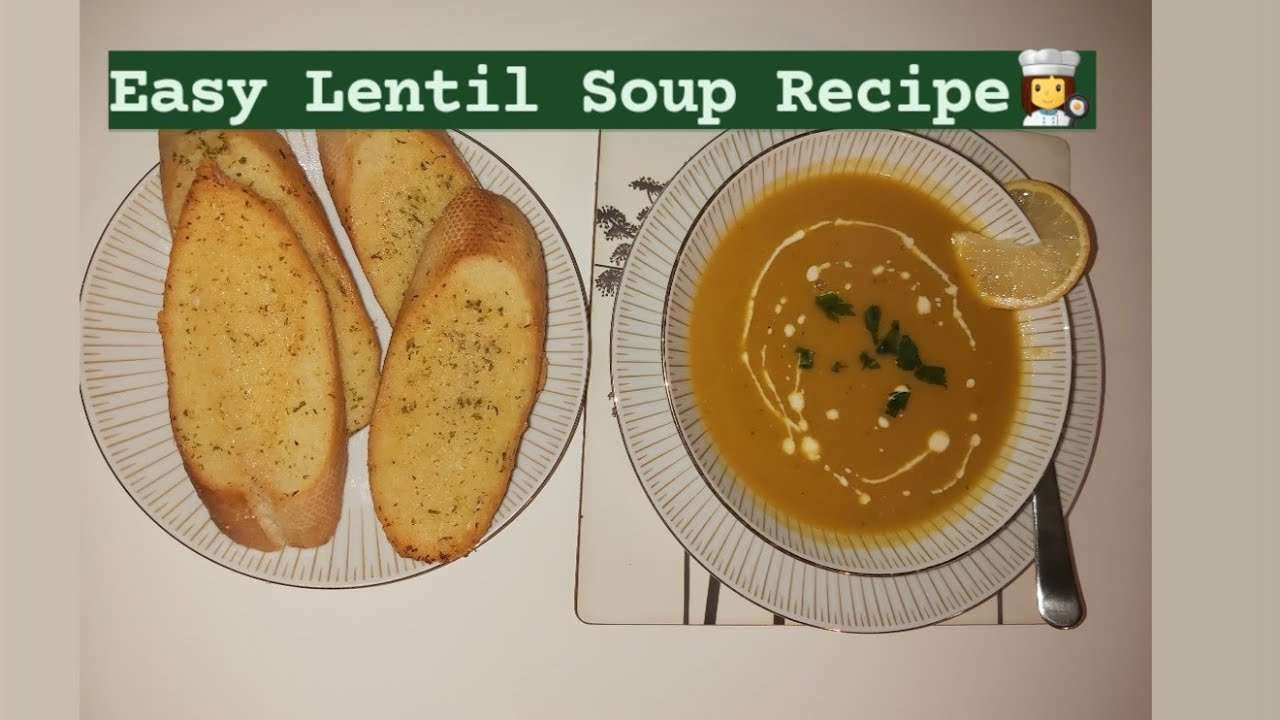 Easy Lentil Soup Recipe 👩🏻‍🍳🍽