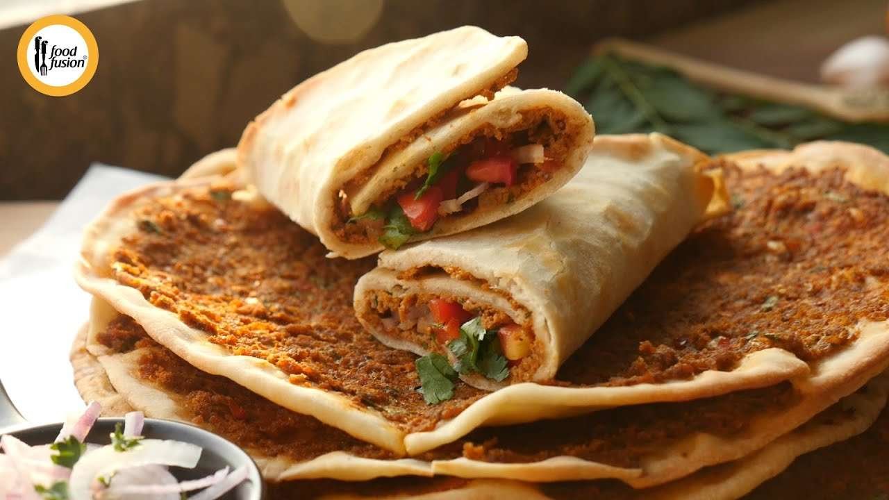 Turkish Lahmacun Recipe By Food Fusion