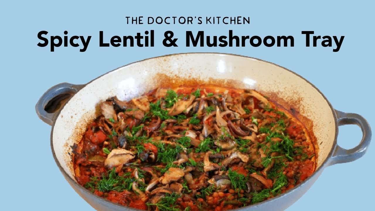 Spicy Mushroom & Lentil Tray w/ Sweet Paprika from the "Cannabis as Medicine" Podcast w/ Attam Singh