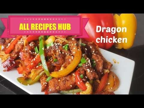dragon chicken recipe | restaurant  dragon chicken | Indo-chinese chicken starter- All Recipes Hub