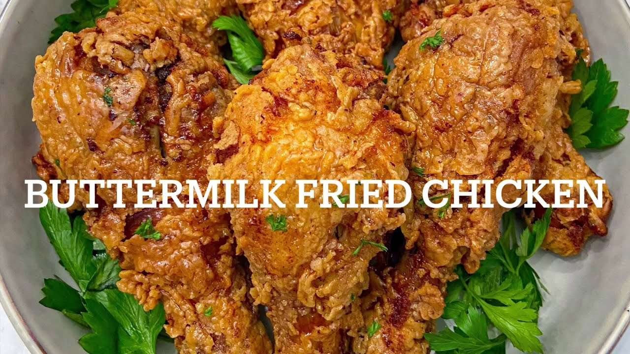 CRISPY FRIED CHICKEN | BUTTERMILK FRIED CHICKEN || FRUGALLYT